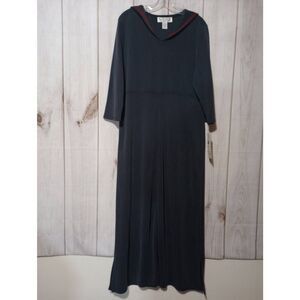 Norton Studio Dress Ladies Large Navy Red Handmaiden‎ Tale Cottage Core
